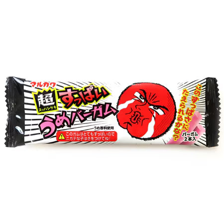 Chewing-gum à la prune super acide