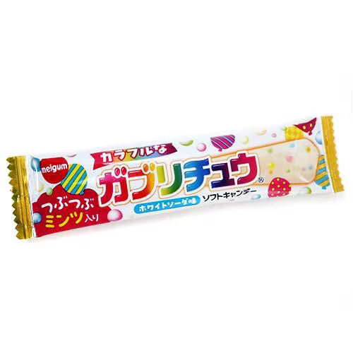 Bonbon au soda blanc Gaburichu coloré