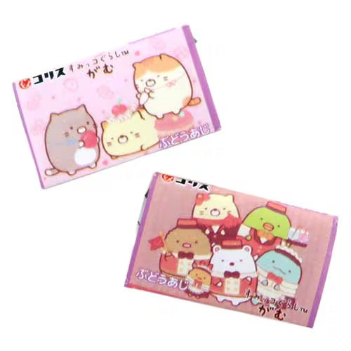 Chewing-gum Sumikkogurashi au raisin