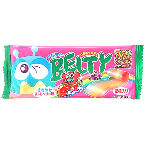 Bonbons gélifiés Belty, saveur fraise